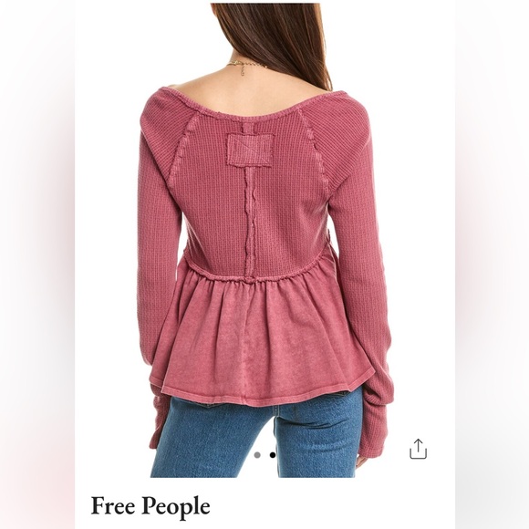 Free People Mauve Women's Top Sz S nwt - Picture 2 of 3